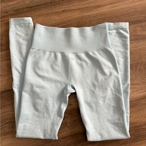 Bo + Tee Blue High Waisted Leggings